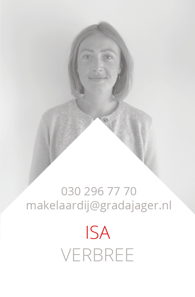 Over Isa Verbree van GradaJager Makelaardij in Utrecht
